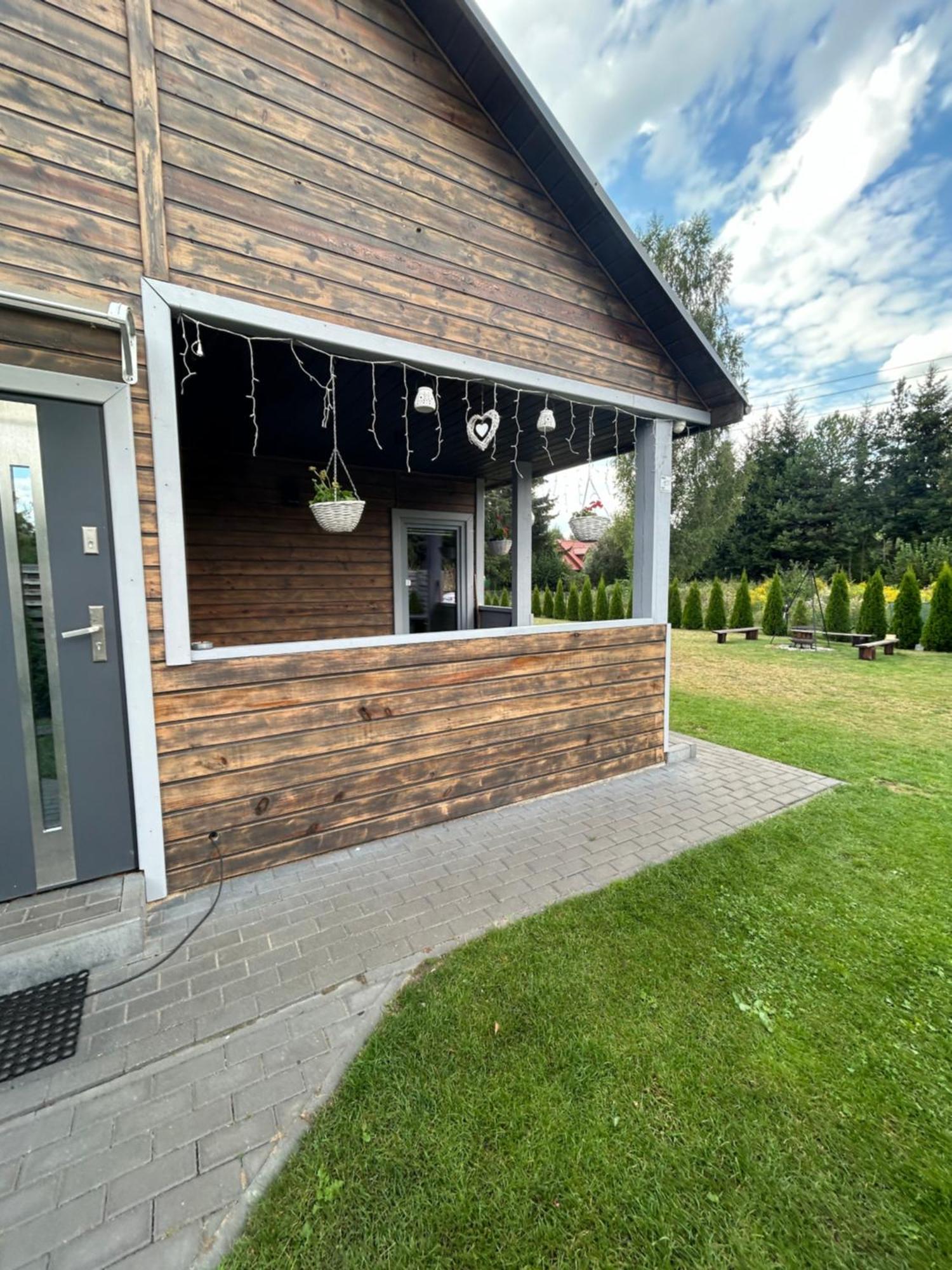 Ferienhaus Mazury Dom Olus Nad Jeziorem Sasek Wielki Z Goraca Balia Z Funkcja Jakuzzi *